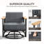 Ensemble de 4 chaises pivotantes en métal Coan-1939724395