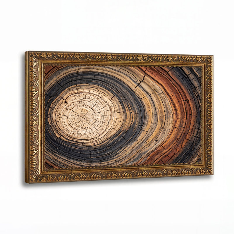 Art mural sur toile, "Cracked", 12"H x 18"W