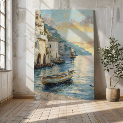 «Positano Azure Retreat», grande impression sur toile