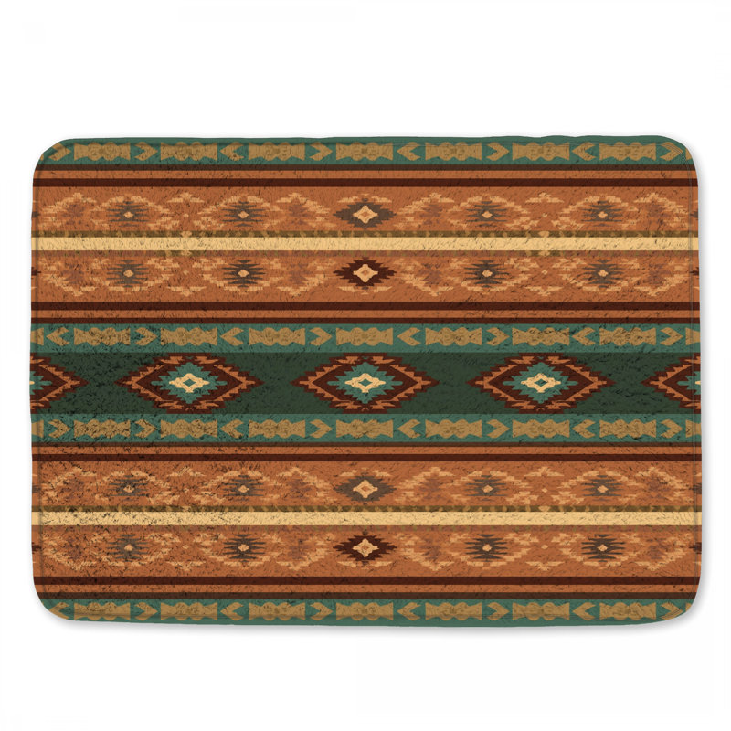 Tapis de bain Southwestern, L 34 po x L 21 po
