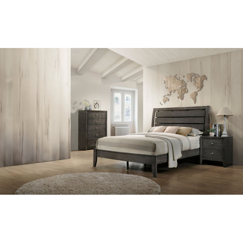 Rodericus 4-2_Amitie Panel Bedroom Set, King, Grey