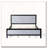 Upholstered Bed with Fluffy Soft Headboard