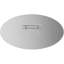 Couvercle de foyer rond de 50 cm (20 pouces) en acier inoxydable 304 de 1,5 mm d'épaisseur, conçu pour les foyers de terrasse ronds.