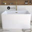 Baignoire carrée autoportante 47 po Voltaire