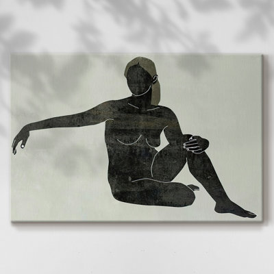 Figurine pliée III - Toile tendue avec châssis