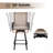 Iron Outdoor 29.9'' Bar Stool