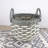 3-Pack Stackable Hand Woven Wicker Storage and Laundry Basket with Handles