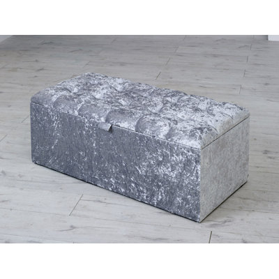 Dorothea 102cm Wide Rectangle Ottoman with Storage