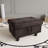Julionna 28.5" Wide Flannel Upholstered Storage Ottoman