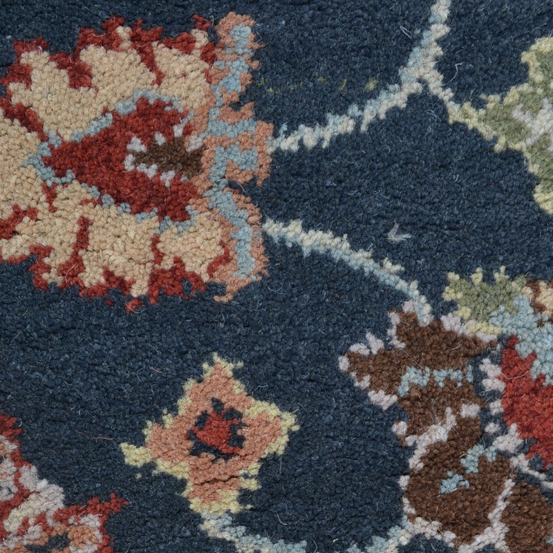 Classical Hand Tufted Wool Eco-Friendly Area Rugs - Octagon | Charcoal Color | Oriental Design | Area Rugs for living room, Bedroom