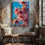 Toile, vue rapprochée de délicates branches de cerisier en fleurs ornées de douces fleurs roses, chaque pétale mettant en valeur une toile subtile-1421447989