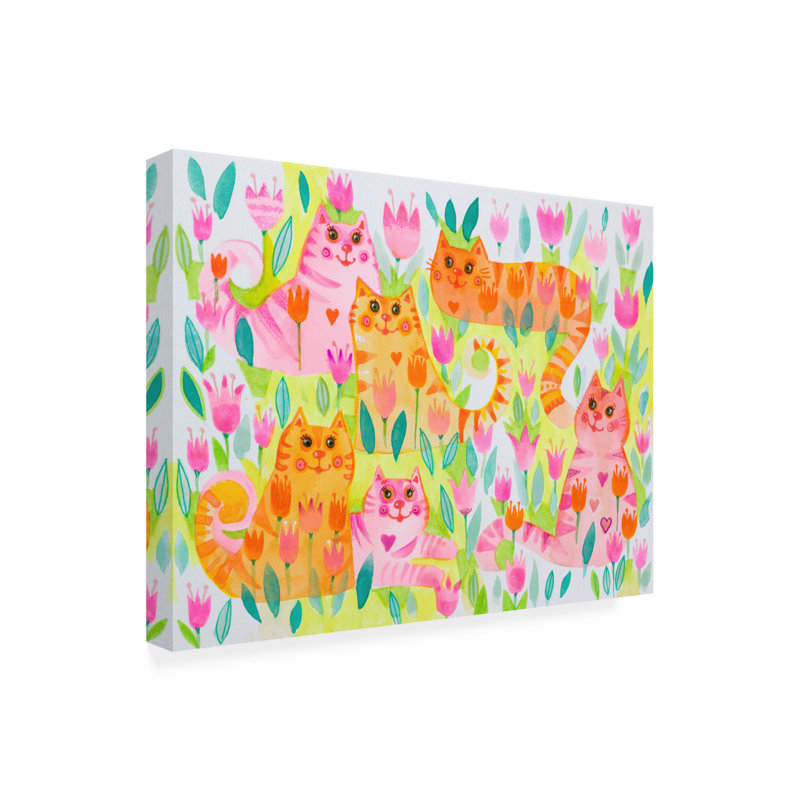 Art sur toile, tulipe de Bolana Oxana Zaika, H 18 po x l 24 po