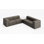 Canapé d'angle pour 4 personnes avec table d'appoint - Vinyle