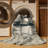 Machine Washable Orkan London Tower Bridge Traditional Oriental Rug in Beige – Gray Binding-1849279596