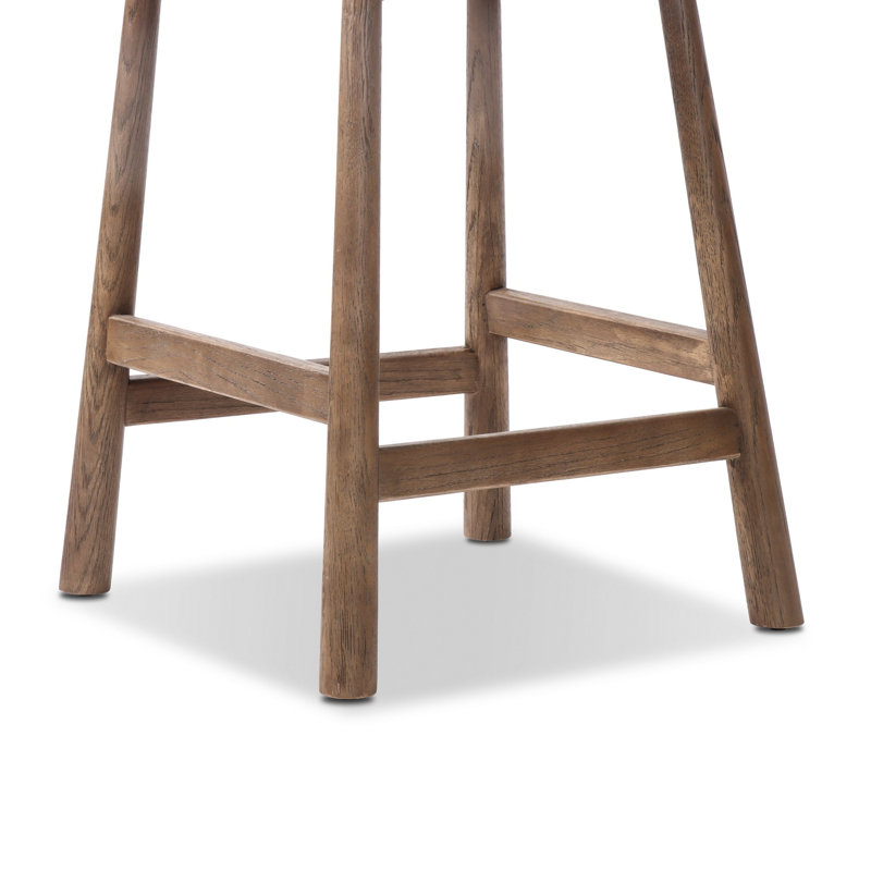 Cloris Swivel Stool-Altair Sienna-Counter & Bar, Counter Stool (26.97" Seat Height), Thames Cream Polyester Blend