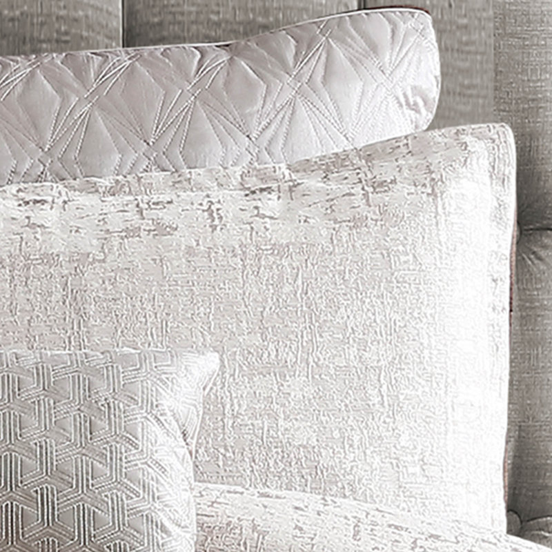  Gray Comforter Set, King Comforter + 9 Additional Pieces