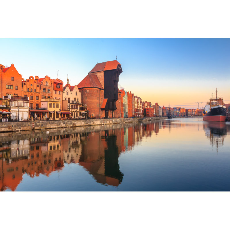 Polish Old Town by Nkarol - Wrapped Canvas Print, 30cm H x 46cm W