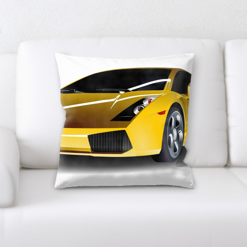Microsuede Throw Pillow