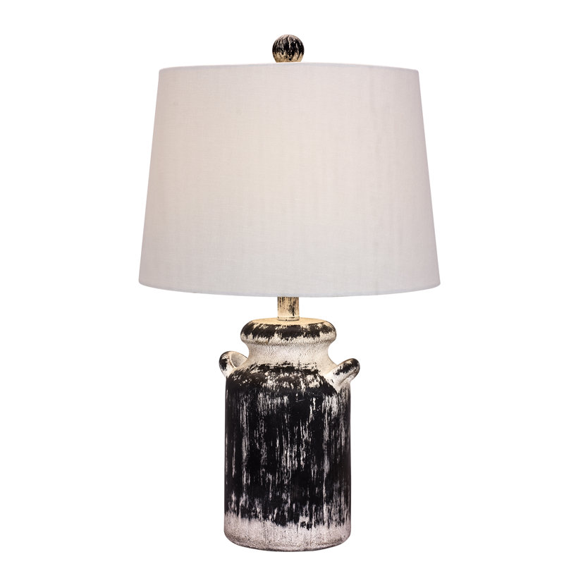 Southerland Resin Table Lamp, Antique Black