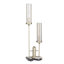 Lampe d'appoint en métal doré 9 po x 5 po x 33 po Andrees