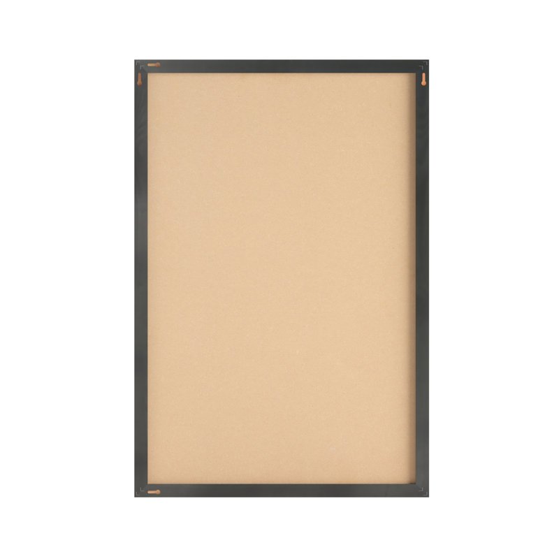 Tableau d'affichage mural haute performance architectural, 3' H x 2' W, Noir