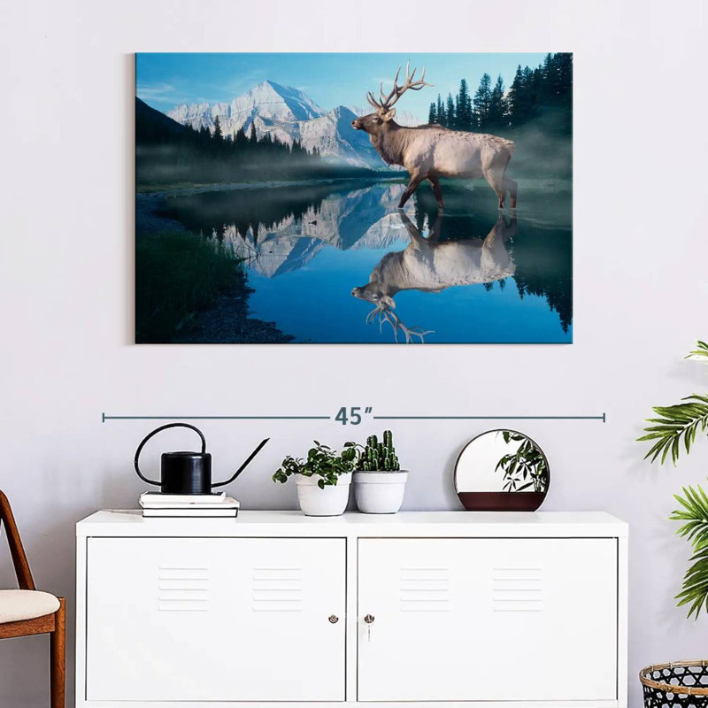 Reflections Of Glacier, 26" H x 39" W