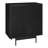 Whitman 28" Wide Rectangular Fluted Accent Cabinet in Black Grain-142487149