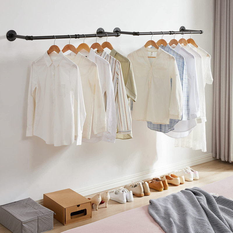 87cm Wall Mounted Clothes Rack
