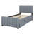 Upholstered Platform Bed With Trundle-2102198275