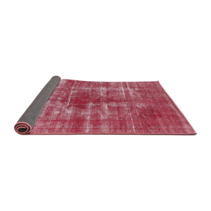 Tapis à motif oriental rose, Carré 8 pi