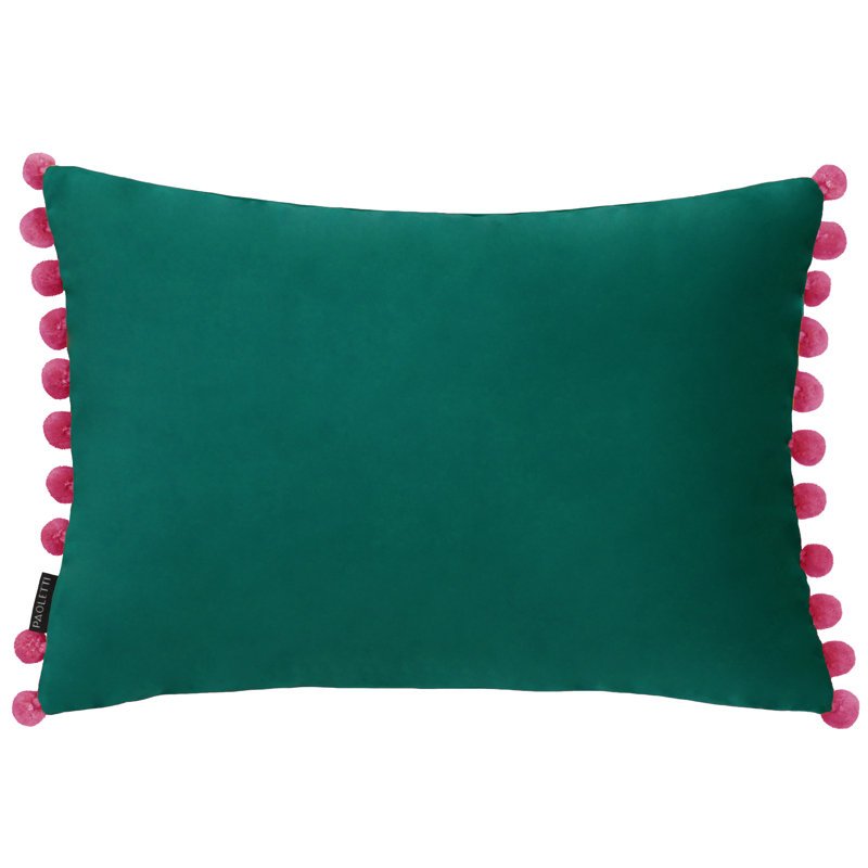 Theis Fiesta Rectangular Scatter Pillow Cover, Green, Feather