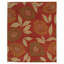 Flower Power Wool Floral Area Rug in Beige/Red-40706094