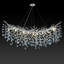 Lustre linéaire 16 branches en cristal 16 lumières à branches à intensité variable-1569309757