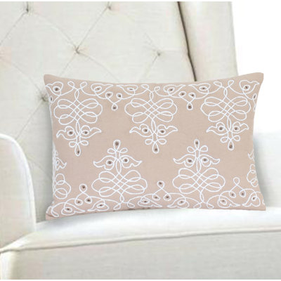 Housse de coussin lombaire en coton shelley
