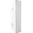 Tall White Bathroom Cabinet With Various Storage Compartments Doors And Drawer - Charming Design