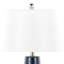 Lampe de table contemporaine 22 "avec corps et abat-jour blanc Penelope-1555174969