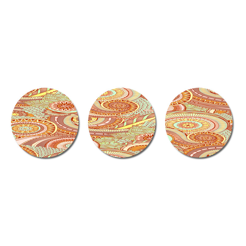 Abstract Wall Decor on Metal