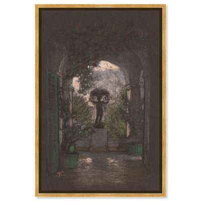 «Capri 1913», reproduction d'art rétro sur toile par Art Remedy