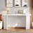 Console Table Modern Console Table With L-shaped Legs And Round Corners-910433273