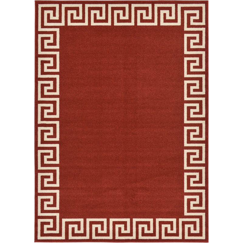 Balabak Geometric Indoor Rug, Rectangle 7'1" x 10'