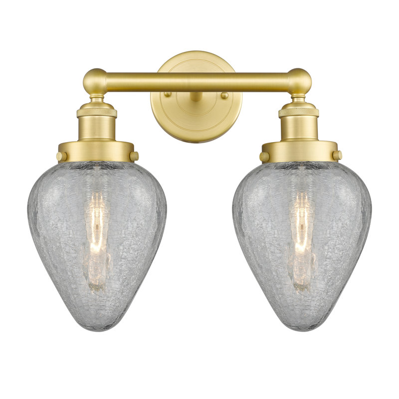 Ameet 2 - Light Dimmable Vanity Light, Satin Gold