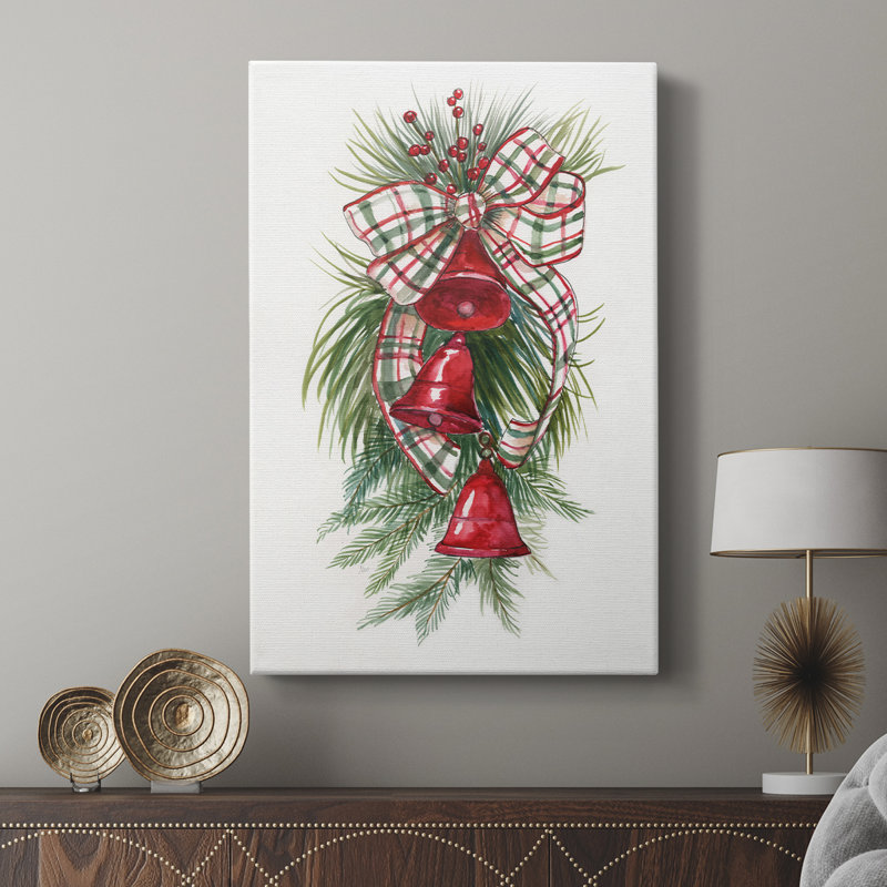 Cloches des Fêtes - galerie Cavas sur mesure, H 18 po x l 12 po