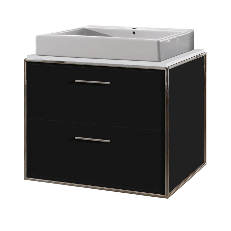 Aquaplane 22'' L Bathroom Sink, Single Hole
