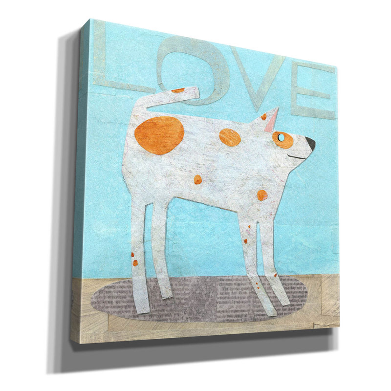 «Faithful Friend» par Judy Verhoeven, H 18 po x l 18 po x P 0,75 po