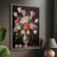 Reproduction encadrée FLORAL Series DCCXCVII - bois massif-304746638