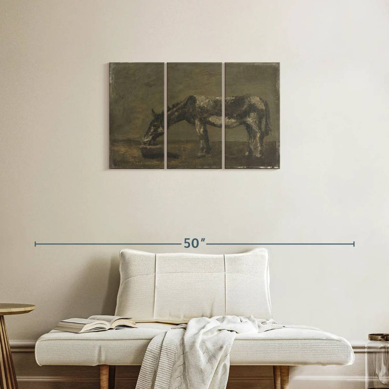 The Donkey 1862-63, 20" H x 33" W