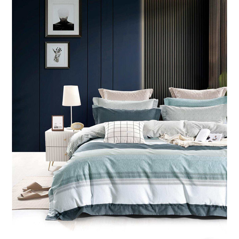 Ensemble de housse de couette, Housse de couette grand et 2 taies décoratives