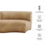 Oula 64 " Faux Leather Loveseat