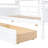White Twin Size Daybed Featuring Wood Slat Support, Bedside Shelves, And Two Under - Bed Drawers Good For Small Living Spaces Bedrooms-79761363-79761364