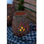 Ensemble de 3 lanternes de bougie en panier tissé Kalalou H 20,5 po